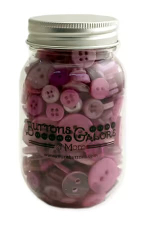 Buttons Galore & More Small Button Jar - Sour Grapes