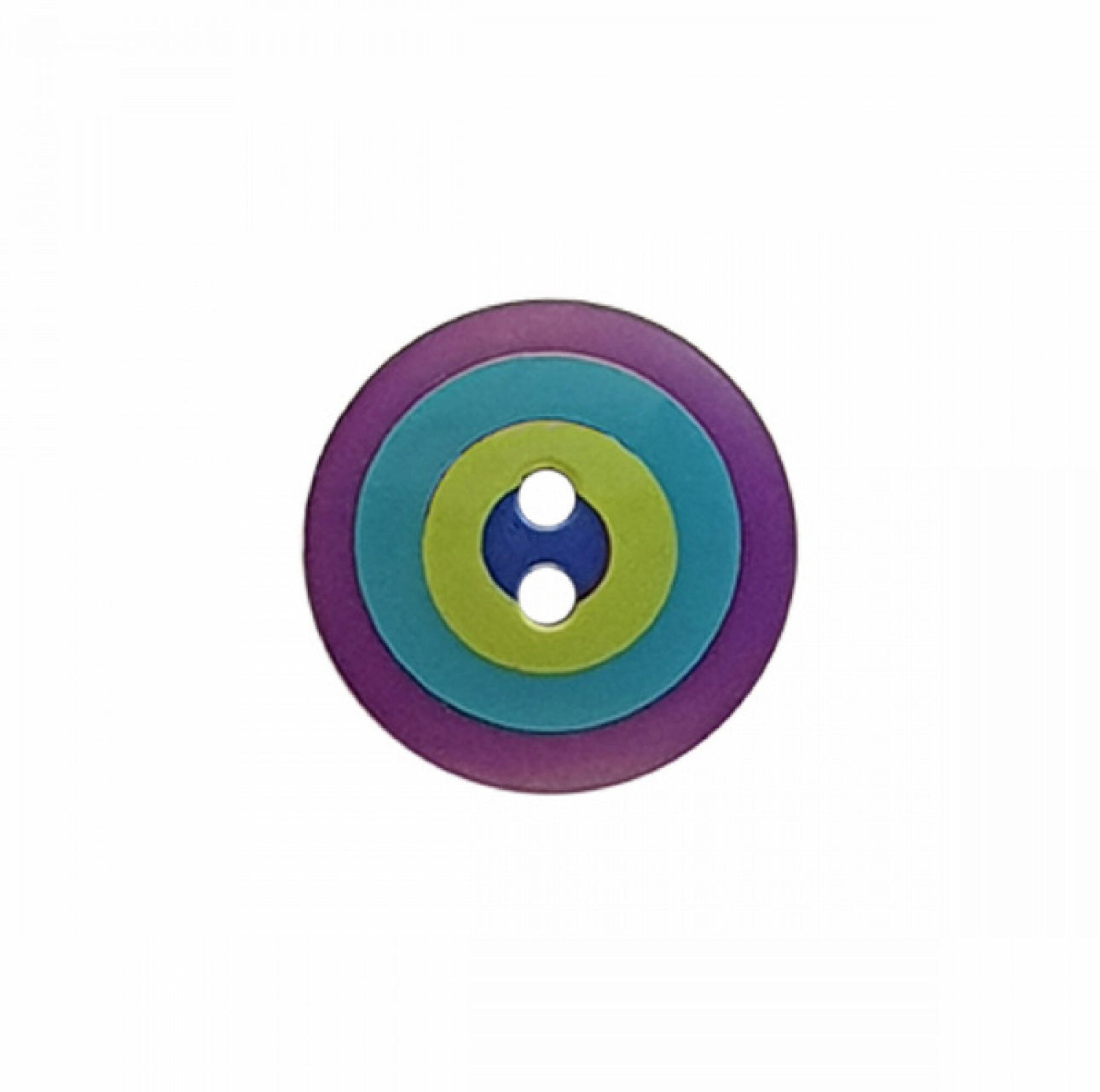 Kaffe Fassett Purple and Blue (and lime) Target Button 3 |4"- 20mm