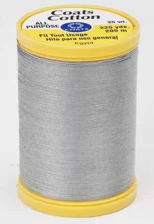 Coats Cotton Sewing Thread 225 yds Nugrey
# S9700450