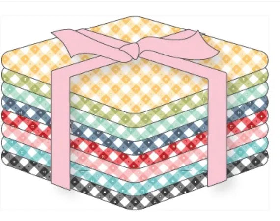 Poppie Cotton | Gingham Picnic | Fat Quarters (8)