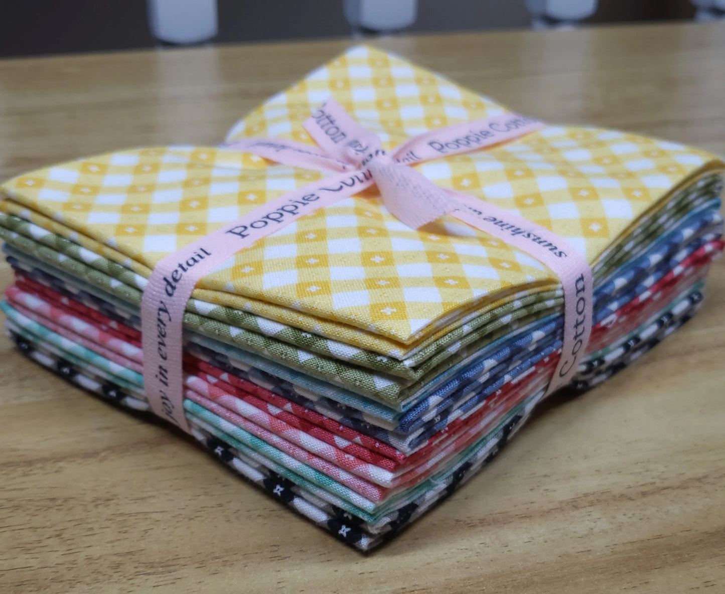 Poppie Cotton | Gingham Picnic | Fat Quarters (8)