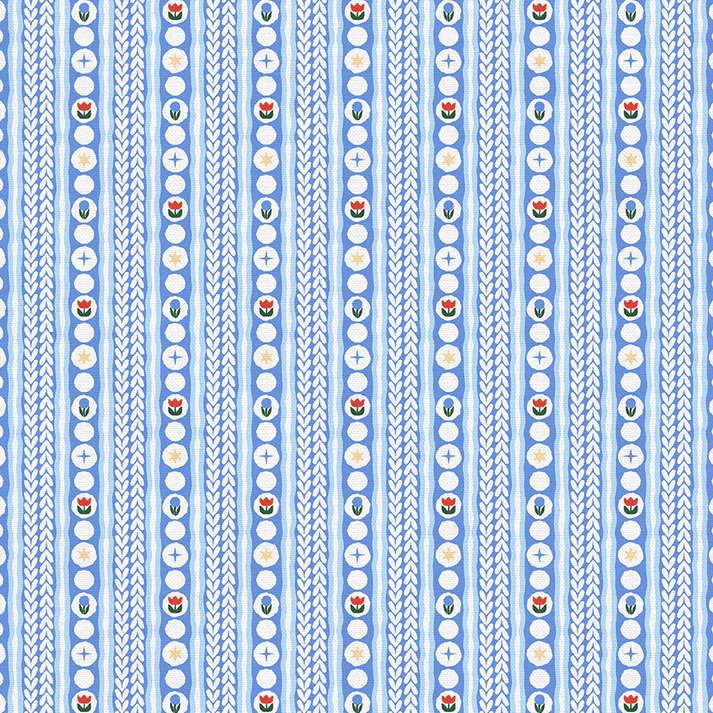 Paintbrush Studio | Cozy Cottage Blenders | Sweater Stripe | Blue