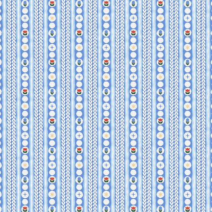 Paintbrush Studio | Cozy Cottage Blenders | Sweater Stripe | Blue