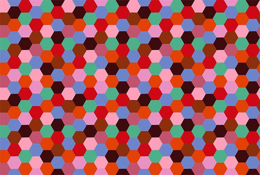 Anna Maria Textiles | Piecework | Rustic Hexagons