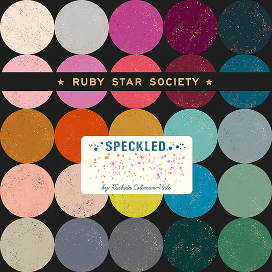 Ruby Star  | Speckled  | Rashida Coleman-Hale  | 5" Charm Pack