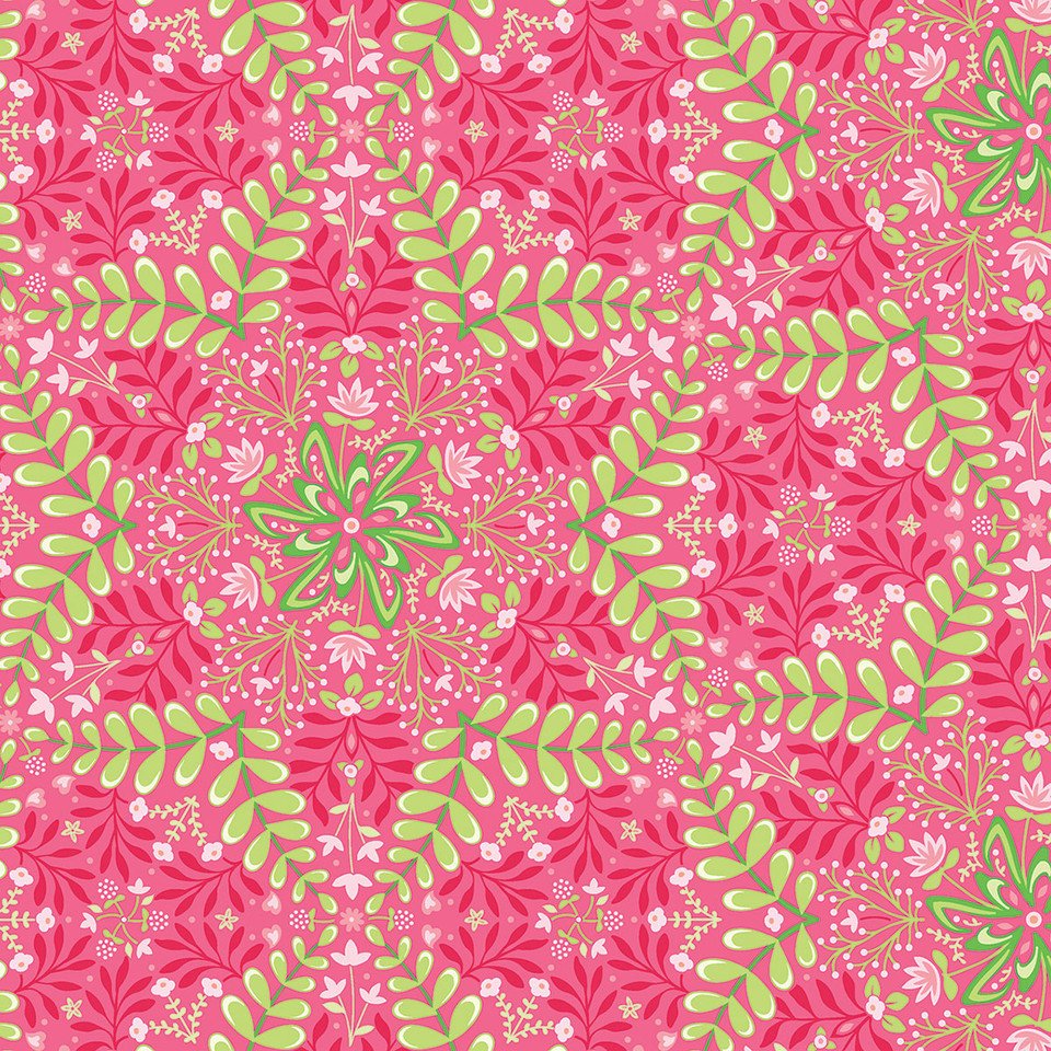 Benartex Medallion Salmon (Flora & Fauna: Forest)