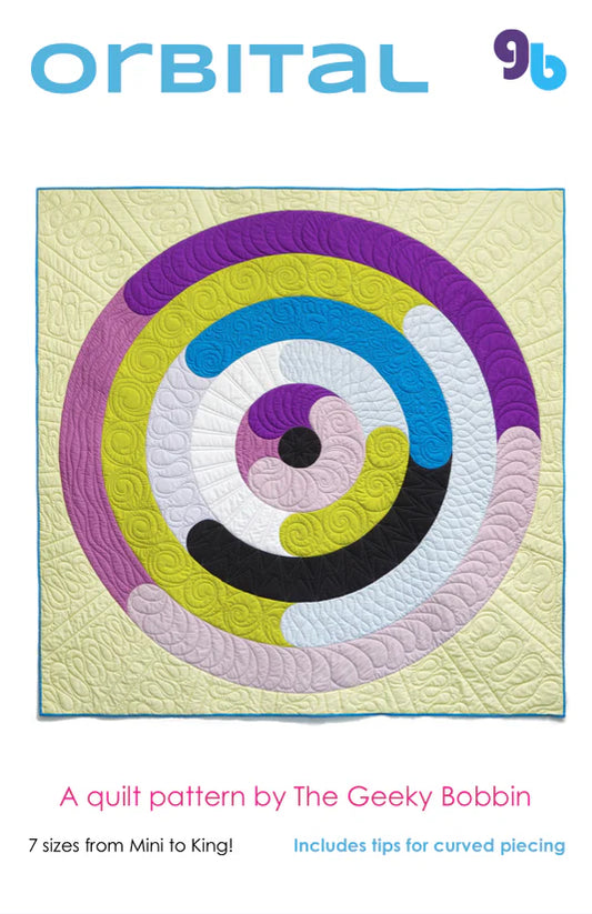 Orbital Quilt Pattern by The Geeky Bobbin