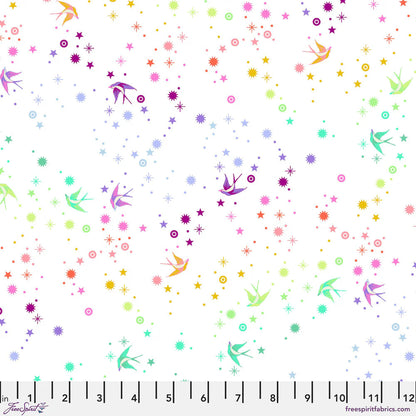 Free Spirit | True Colors | Tula Pink | Fairy Dust - White