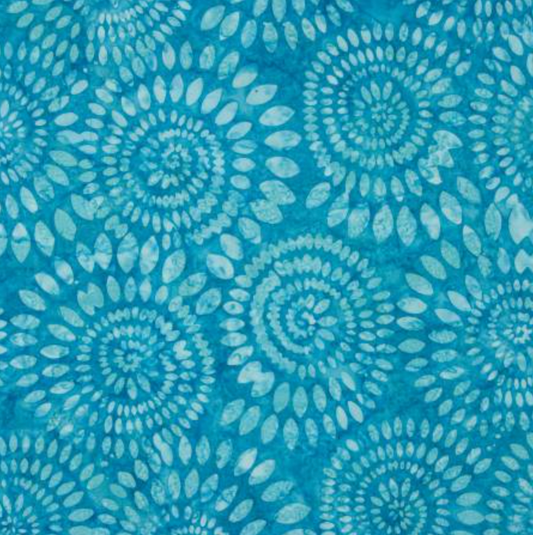 Riley Blake | Batiks | Dahlias Calypso | WIDEBACK