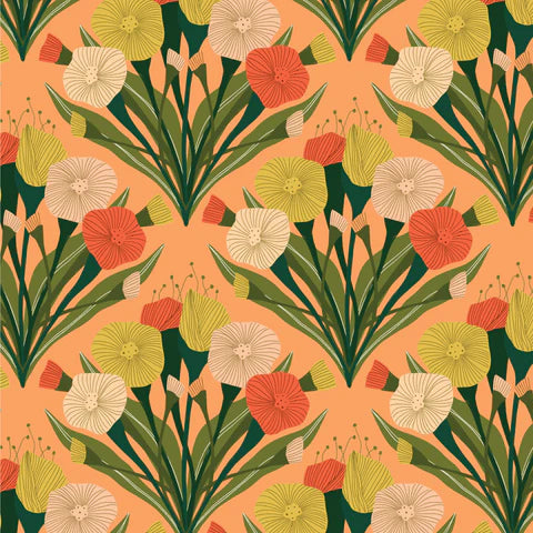 Cloud 9 | Poppy Fields | Bouquet | Coral | MK Surface
