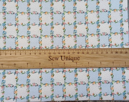 Poppie Cotton | Garden Party | Lovely Lattice Sky