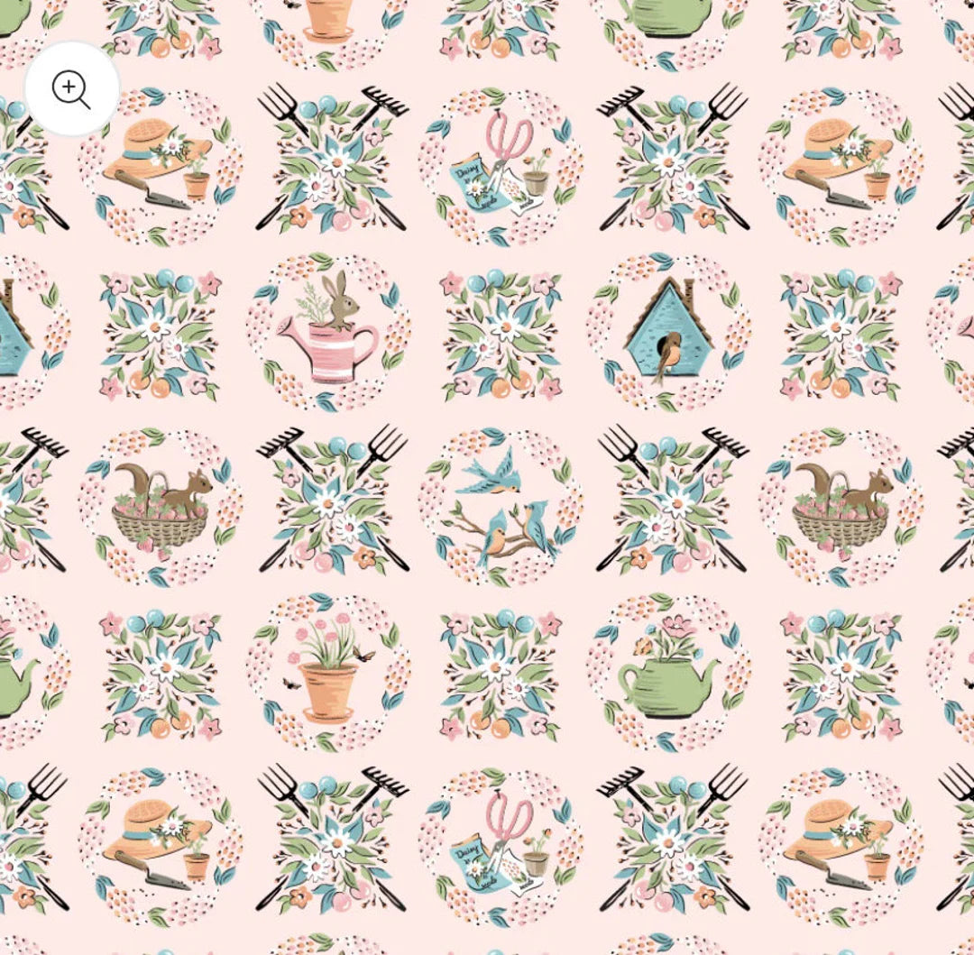 Poppie Cotton | Garden Party | Sweet Wreaths Blush