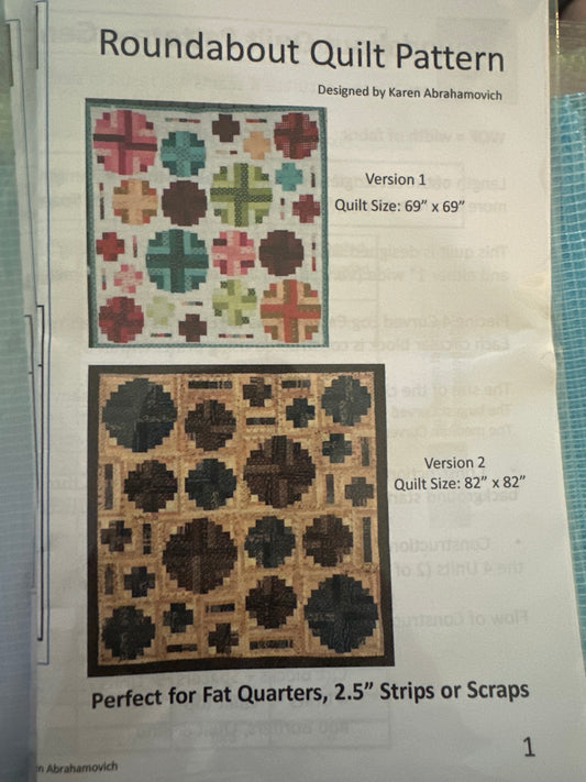 Quilt Pattern | Roundabout | Karen Abrahamovich