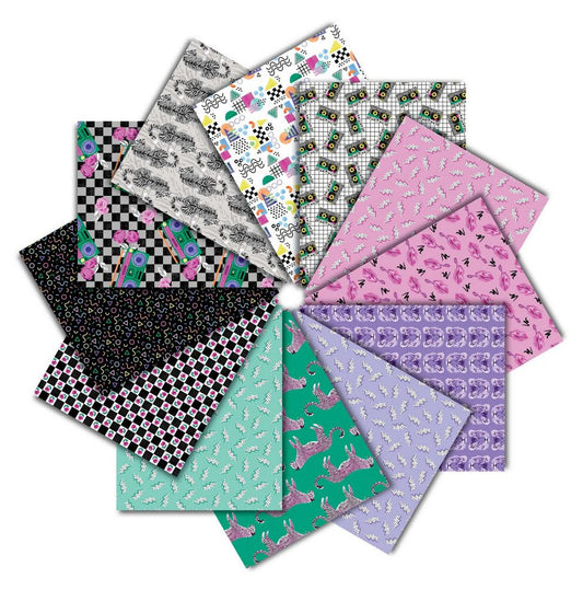 Dear Stella | Fat Quarter Packs | Mix Tape | 12 Colors